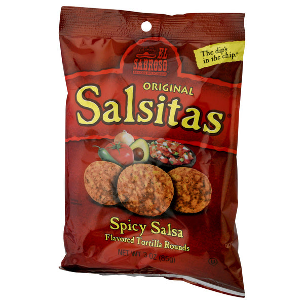 EL Sabroso Original Salsitas Salsa Chips with real tomatoes & Avocados 85g