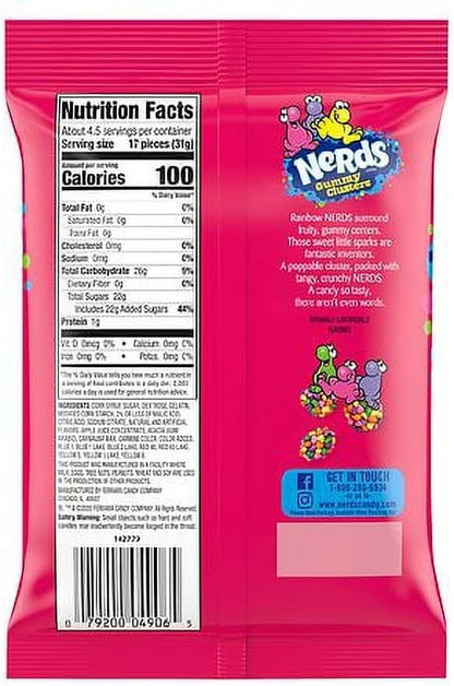 Nerd's Gummy Clusters-Rainbow 141g
