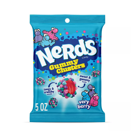 Nerds Candy Gummy Clusters Very Berry – 141g 5oz