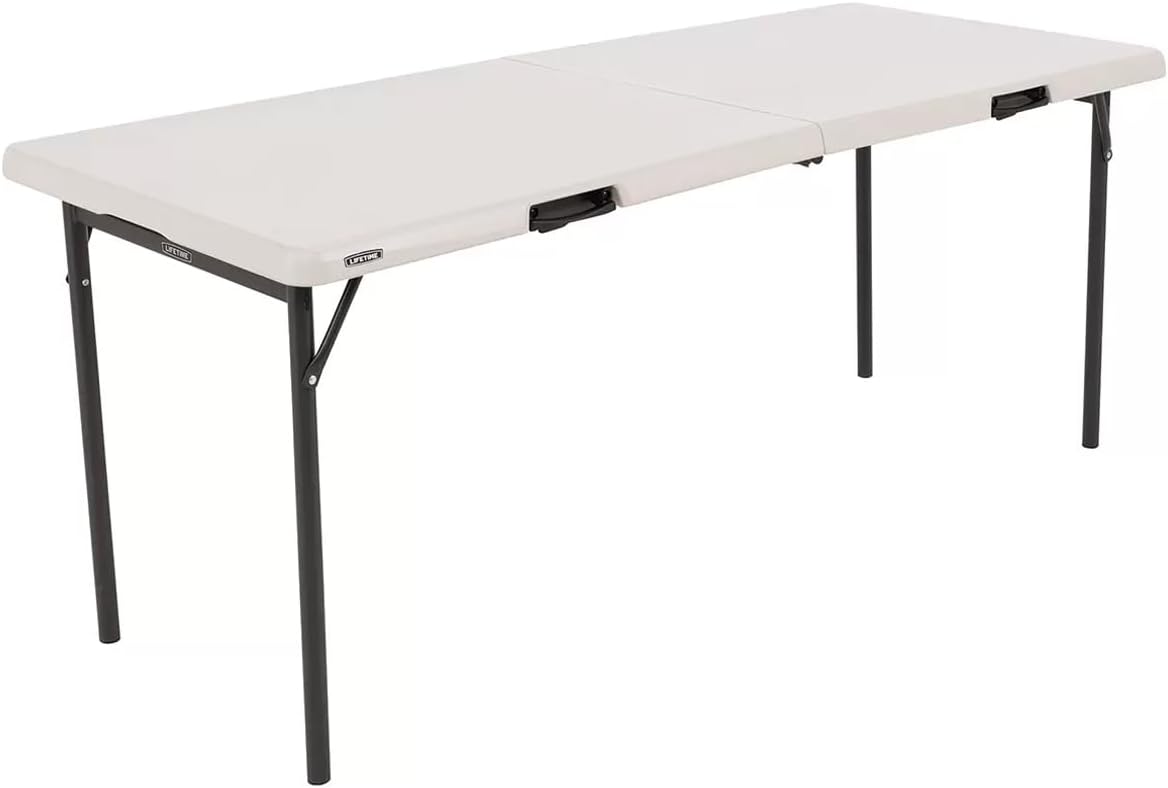 Lifetime 6ft folding table 30"W(3)