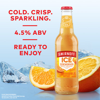 Smirnoff Ice-Screw Driver 4.5% ABV 11.2fl.oz