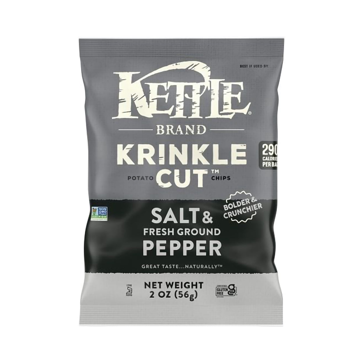 Kettle Potato Chip – Salt & Pepper – 56g