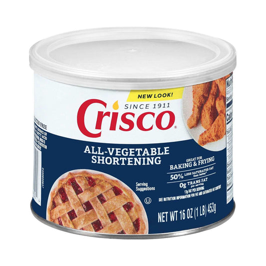Crisco All-Vegetable Shortenings Gluten Free – 453g