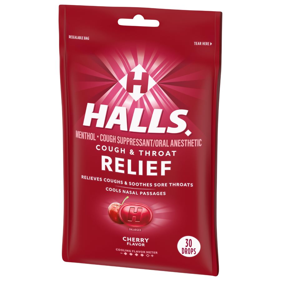 Halls Cough Drop - Cherry 咳糖 30p