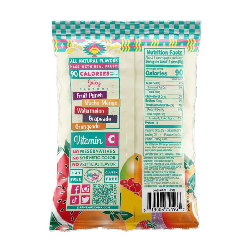 Arizona Fruit Snacks-Mixed fruit 142g