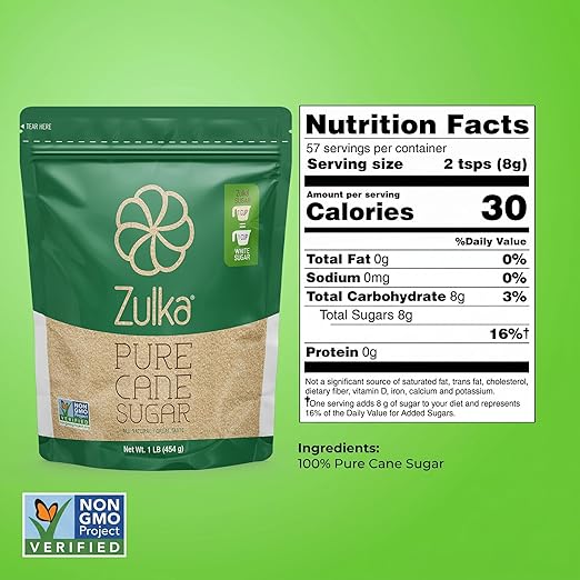Zulka Morena Pure Cane Sugar 453g