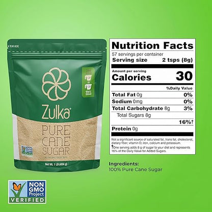 Zulka Morena Pure Cane Sugar 453g