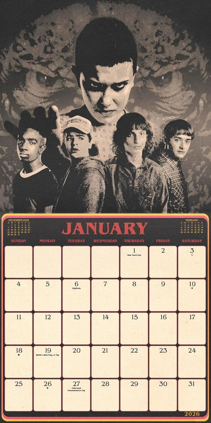 Stranger Thing Calendar