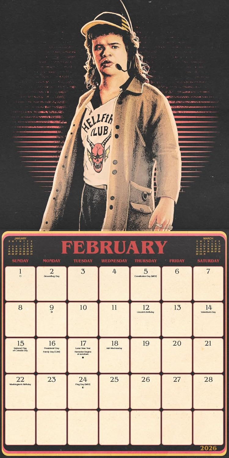 Stranger Thing Calendar