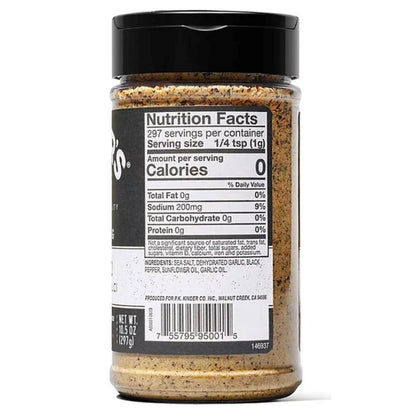 Kinder's The Blend Seasoning Salt Pepper and Garlic 297g (10.5oz)