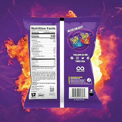 Barcel Takis Fuego Pepper & Lime Corn Stick 92.3g(3.25oz)
