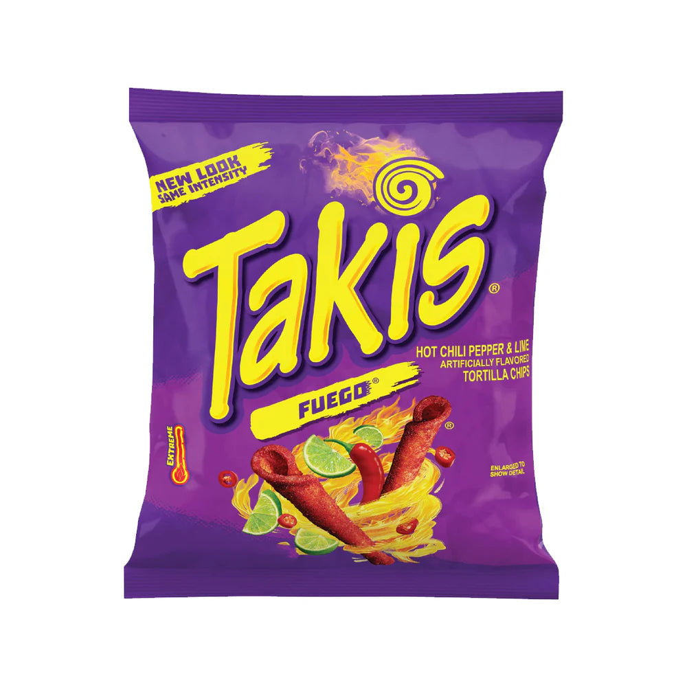 Barcel Takis Fuego Pepper & Lime Corn Stick 92.3g(3.25oz)