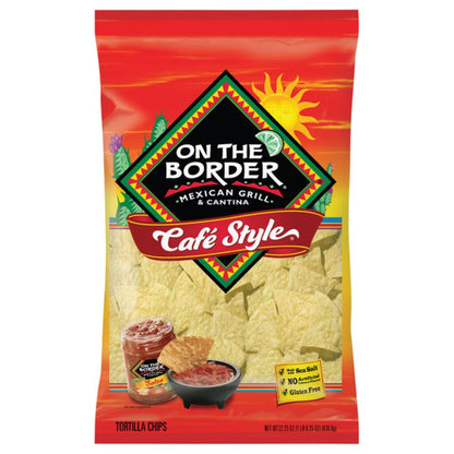 On the Border Café Style Tortilla Chips 425g(16.5oz)