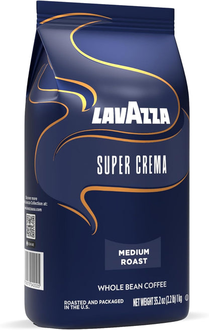 Lavazza Super Crema WB Med Espresso Roast 1kg