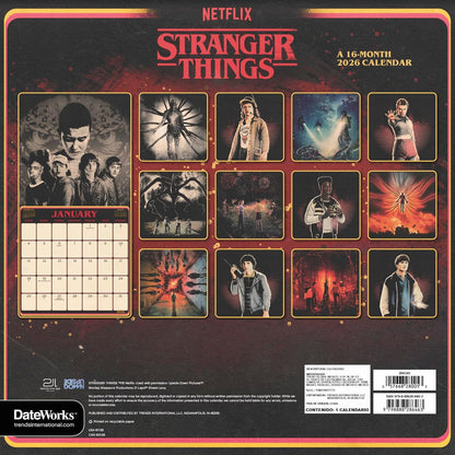 Stranger Thing Calendar