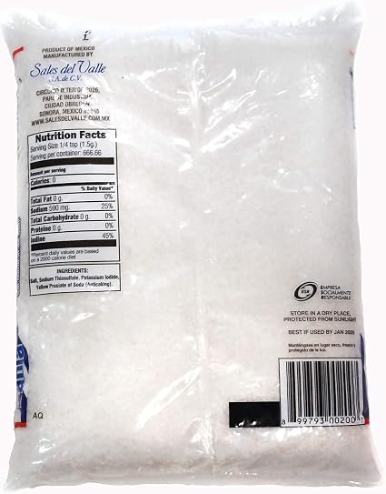 Sal Bahia Iodized Sea Salt Coarse Crystal 1Kg