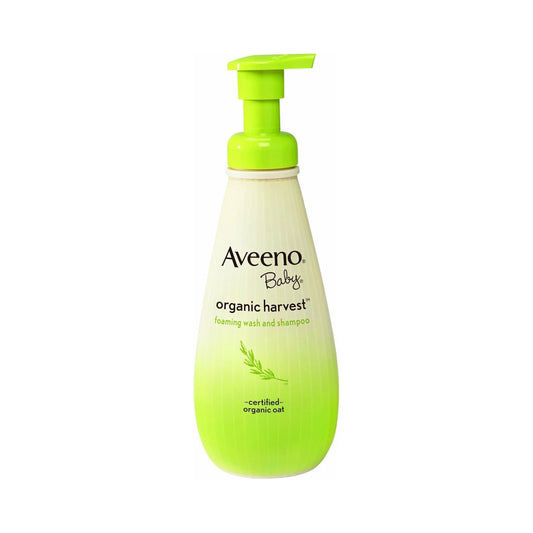 Aveeno Baby Organic Harvest Foaming Wash & Shampoo – 236 mL