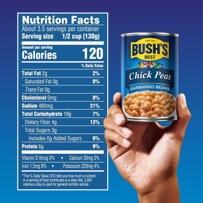 BUSH's Chic PeaBs Garbanzo Beans 454g(16oz)