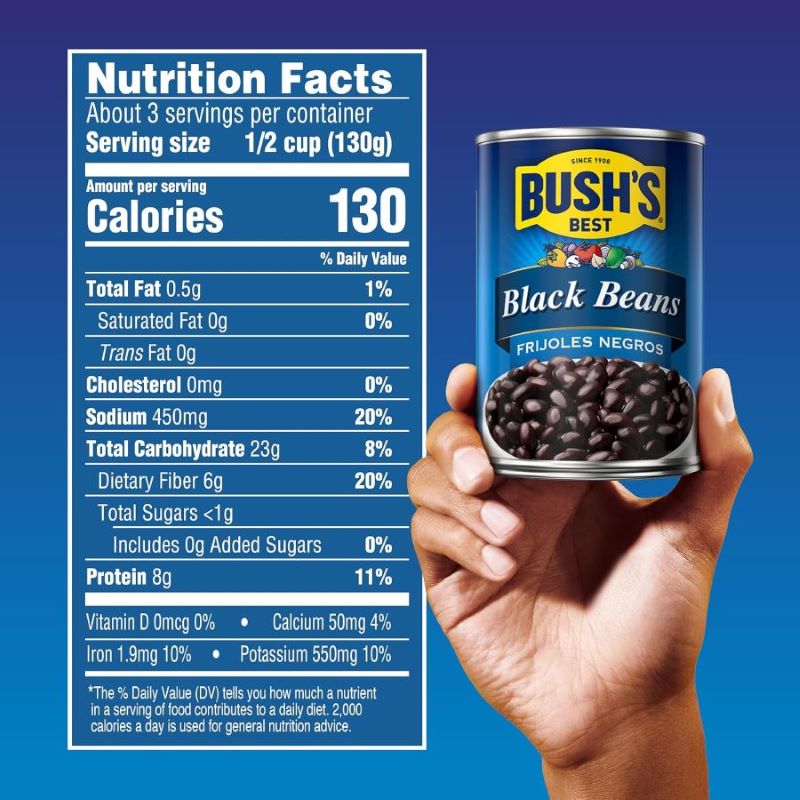 BUSH'S Black Beans 425g(15oz)