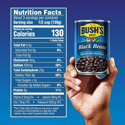 BUSH'S Black Beans 425g(15oz)