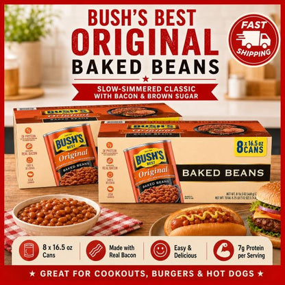 BUSH'S Original Bake Beans 468g(16.5oz)