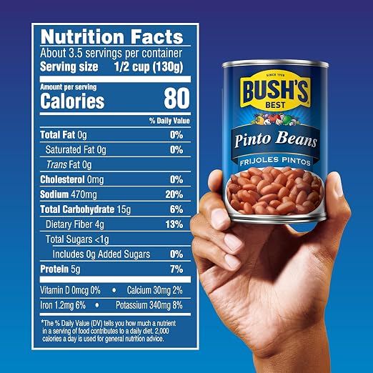 BUSH'S Pinto Beans 454g(16oz)