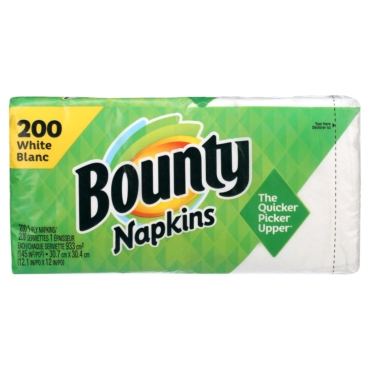 Bounty Everyday Disposable Paper Napkins 200s 30.7cm  x 30.4cm