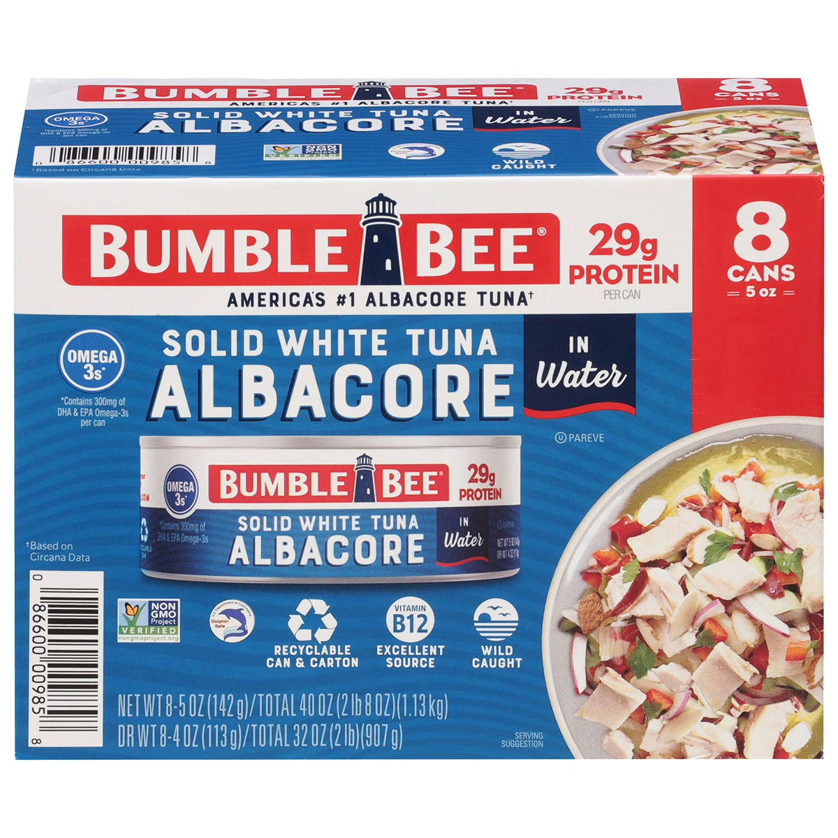Bumble Bee Solid White Albacore in Water 142g(5oz)