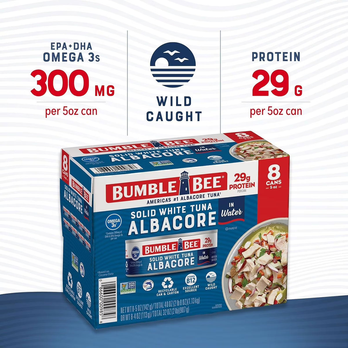 Bumble Bee Solid White Albacore in Water 142g(5oz)