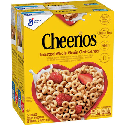 Cheerios Toasted Whole Grain Oat Cereal 2pak 1.1kg(40.7oz)
