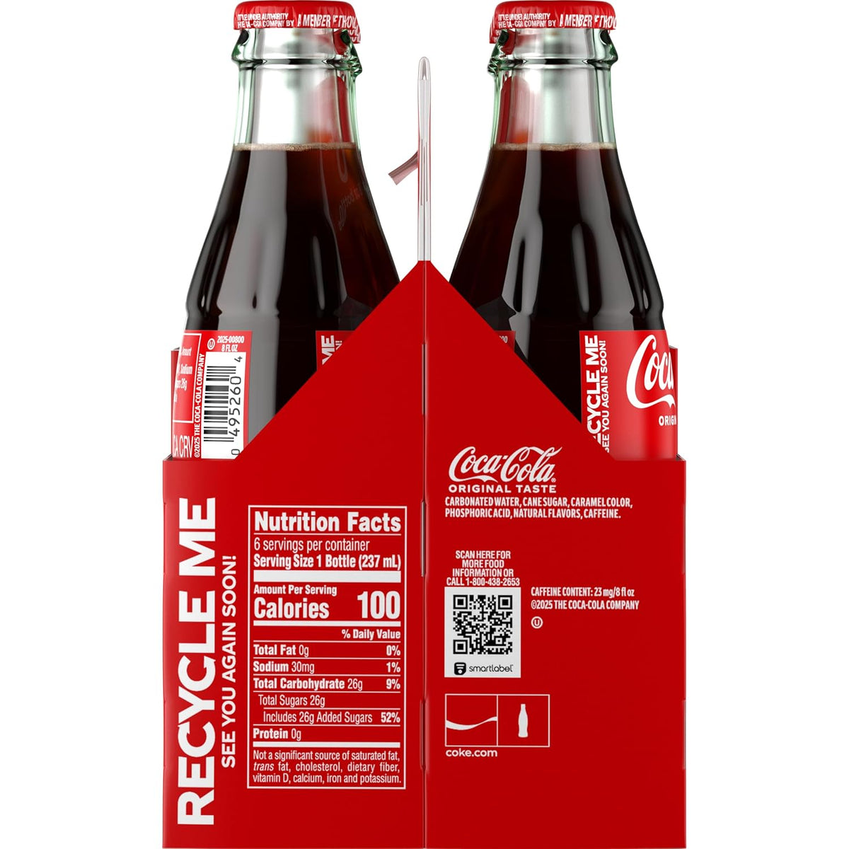 Coca Cola Bottles Coke Mexico 235ml(8fl oz)