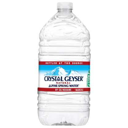Crystal Geyser Alpine Spring Water 3.78L (1Gal ) x 6btl