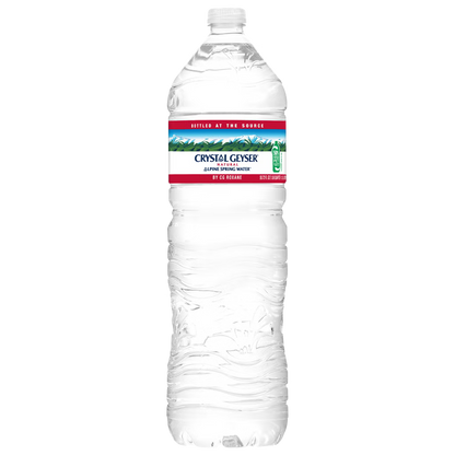 Crystal Geyser Alpine Spring water 1.5L(50.72fl oz) x 12btl