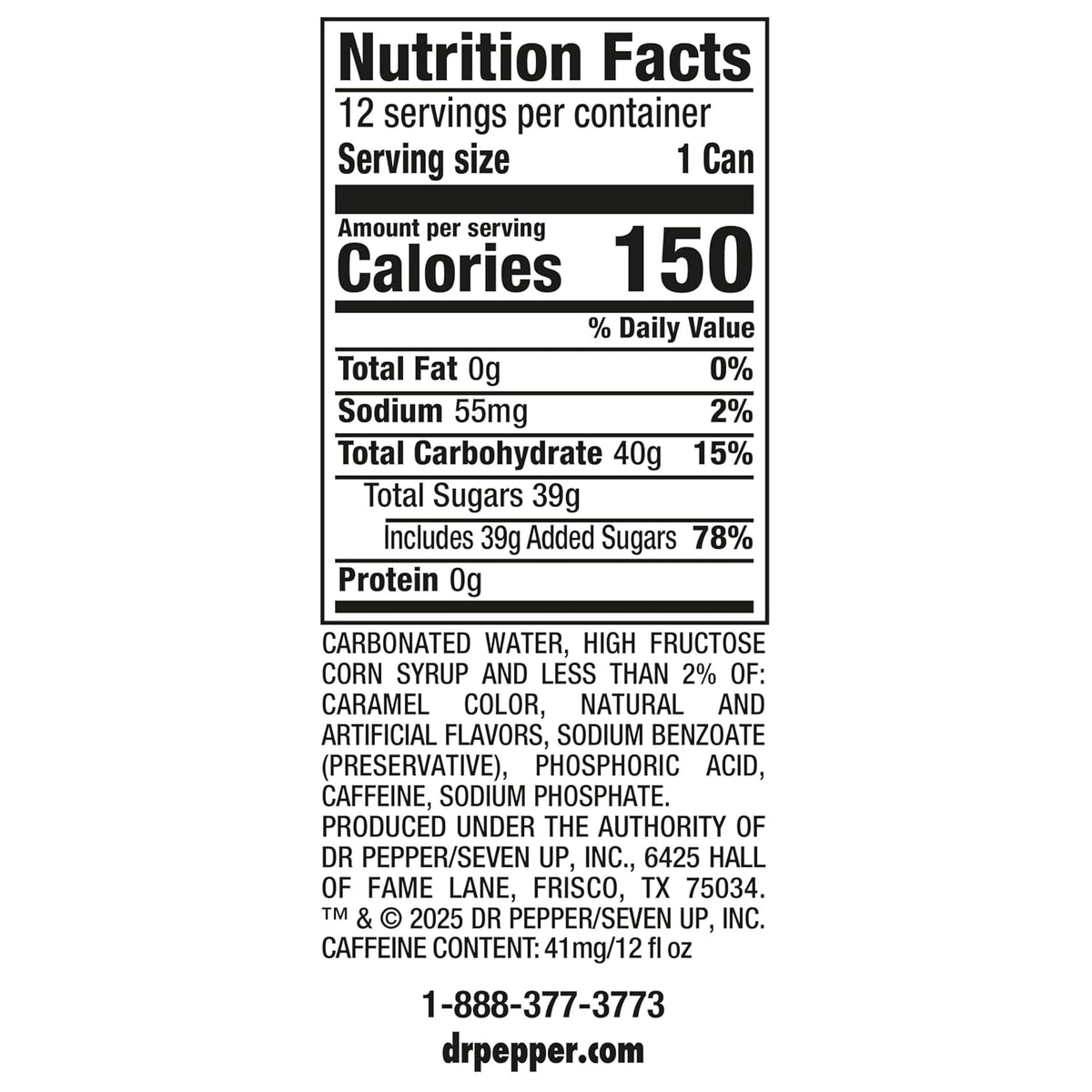 Dr Pepper Blackberry Soda 355ml(12oz)
