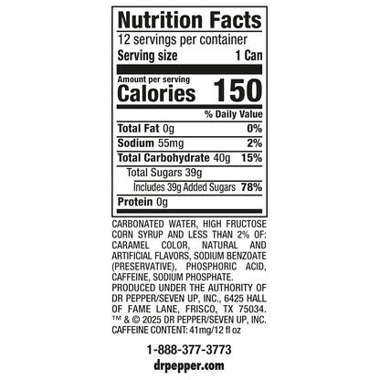 Dr Pepper Blackberry Soda 355ml(12oz)
