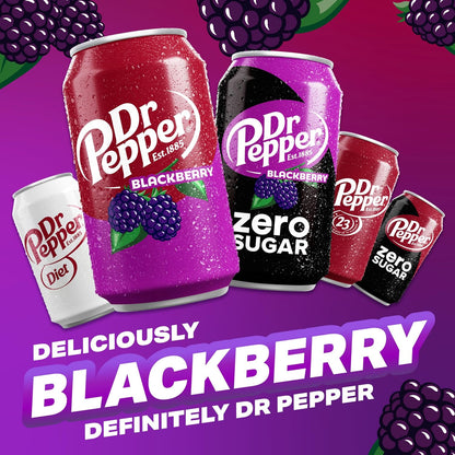 Dr Pepper Blackberry Soda 355ml(12oz)