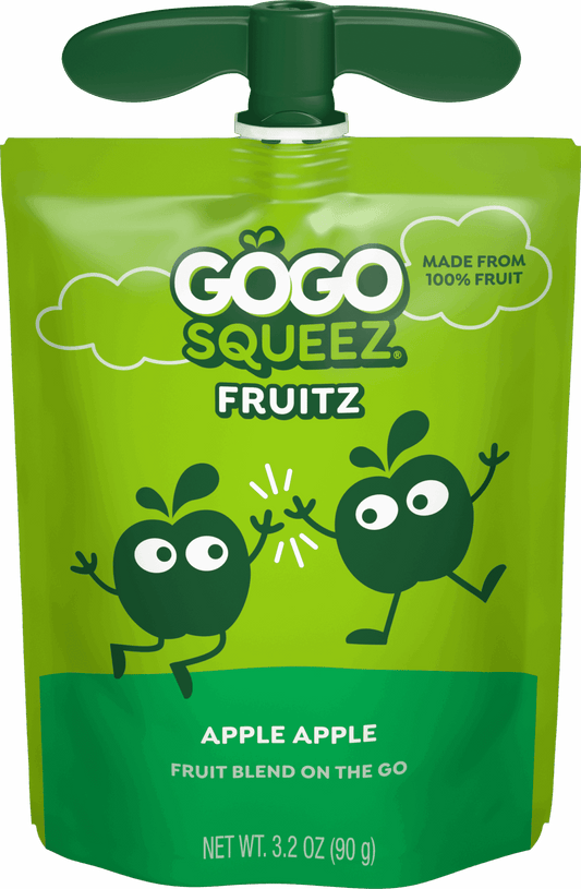 GoGo SqueeZ Applesauce Pouches Apple Apple 90g(3.2oz)