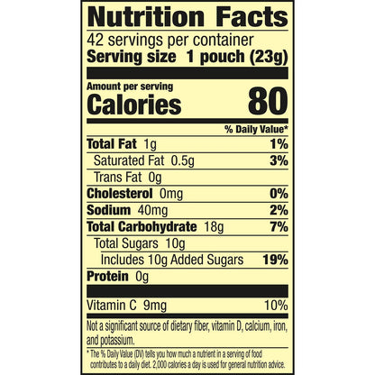 Gushers VP Tropical & Strawberry 42pouches 952g(33.60z)