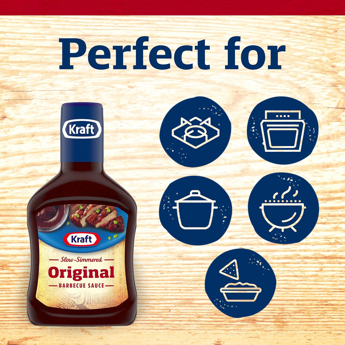 Kraft Slow simmered BBQ Sauce Original 510g(18oz)