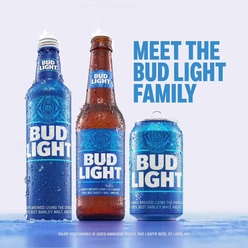 Bud Light American Lager Beer, Aluminum Bottle – 473 mL, 12 ct