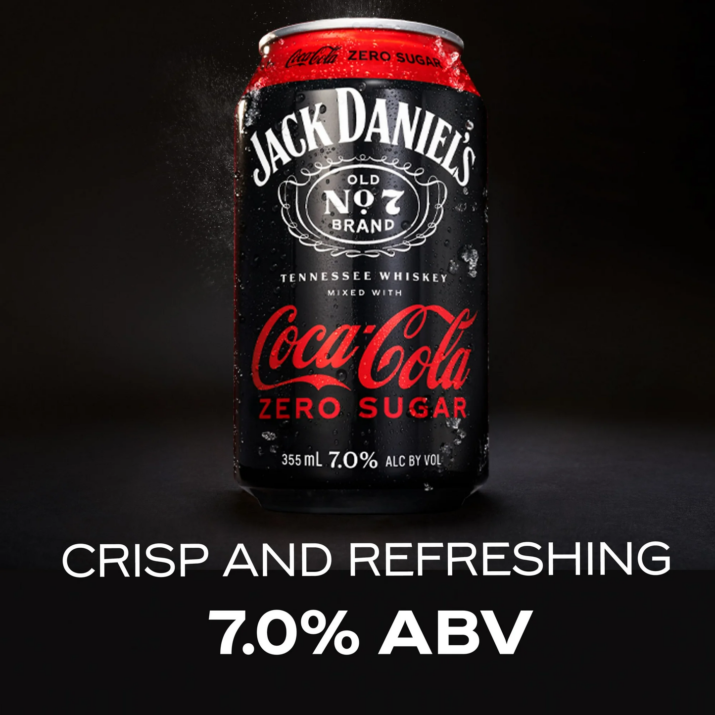 Jack Daniel's Tennessee Whiskey & Coca Cola Zero Cocktail – 355 mL