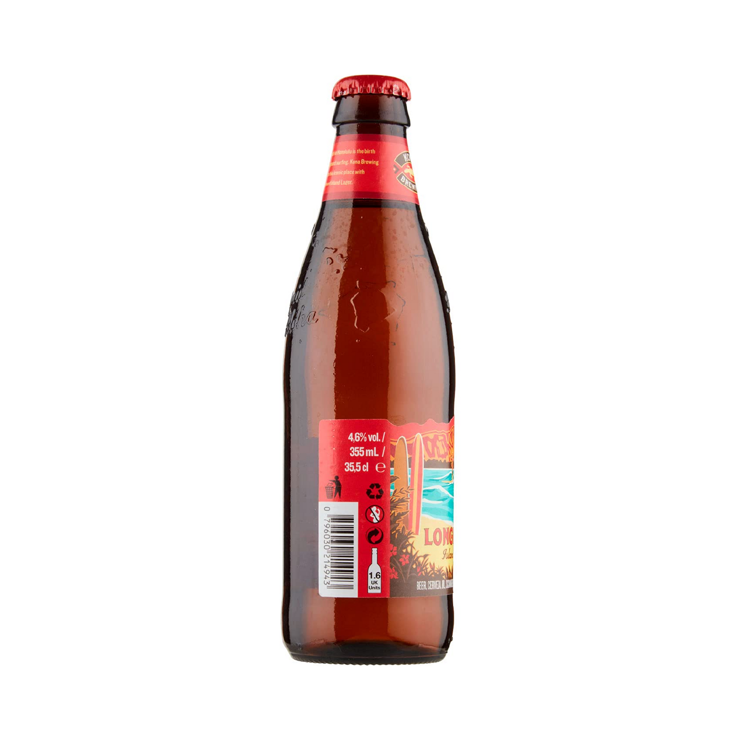 Kona Longboard Island Lager Beer – 355 mL