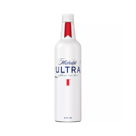 Michelob Ultra Superior Light American Lager Beer, Aluminum Bottle – 473 mL