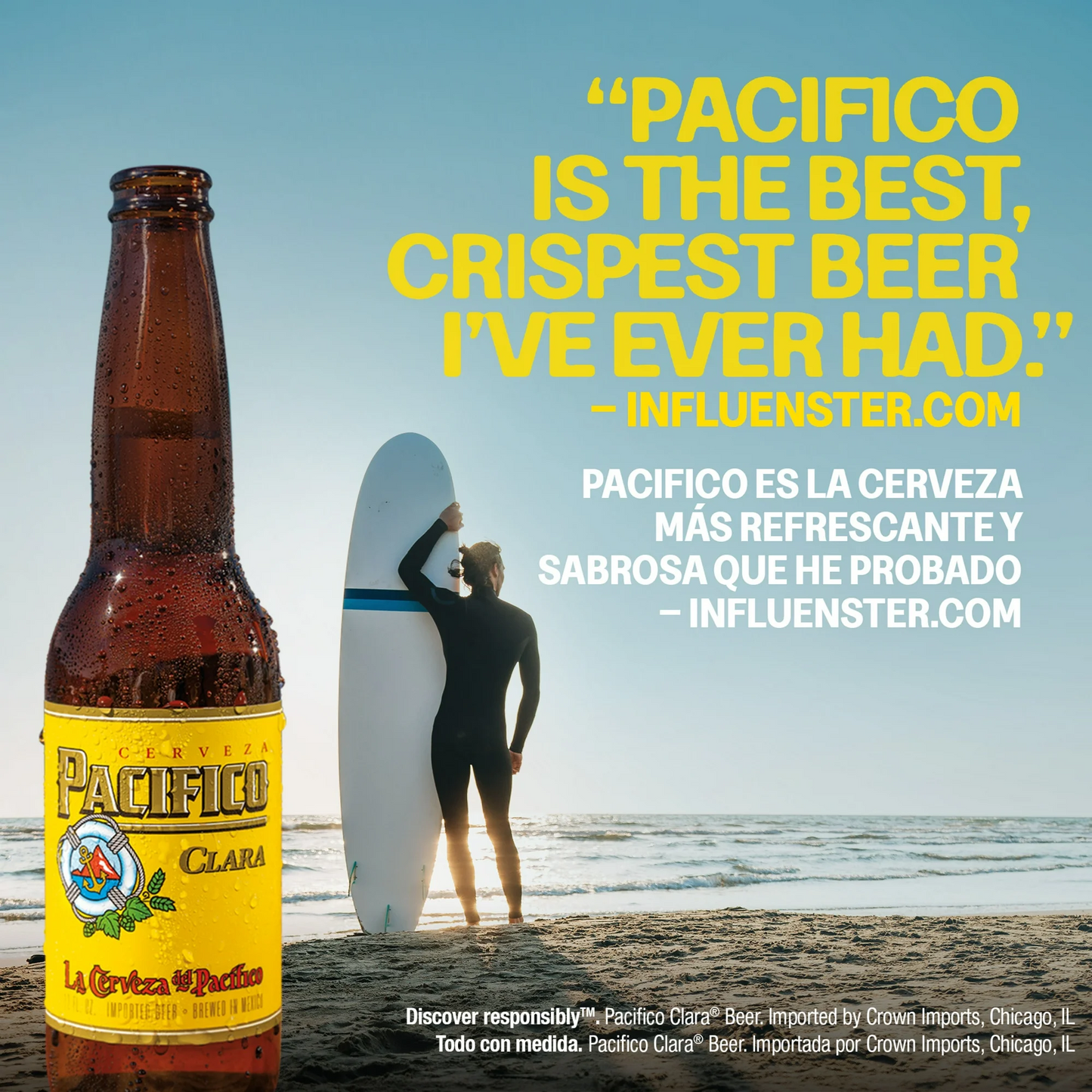 Pacifico Clara Mexican Lager Beer – 355 mL