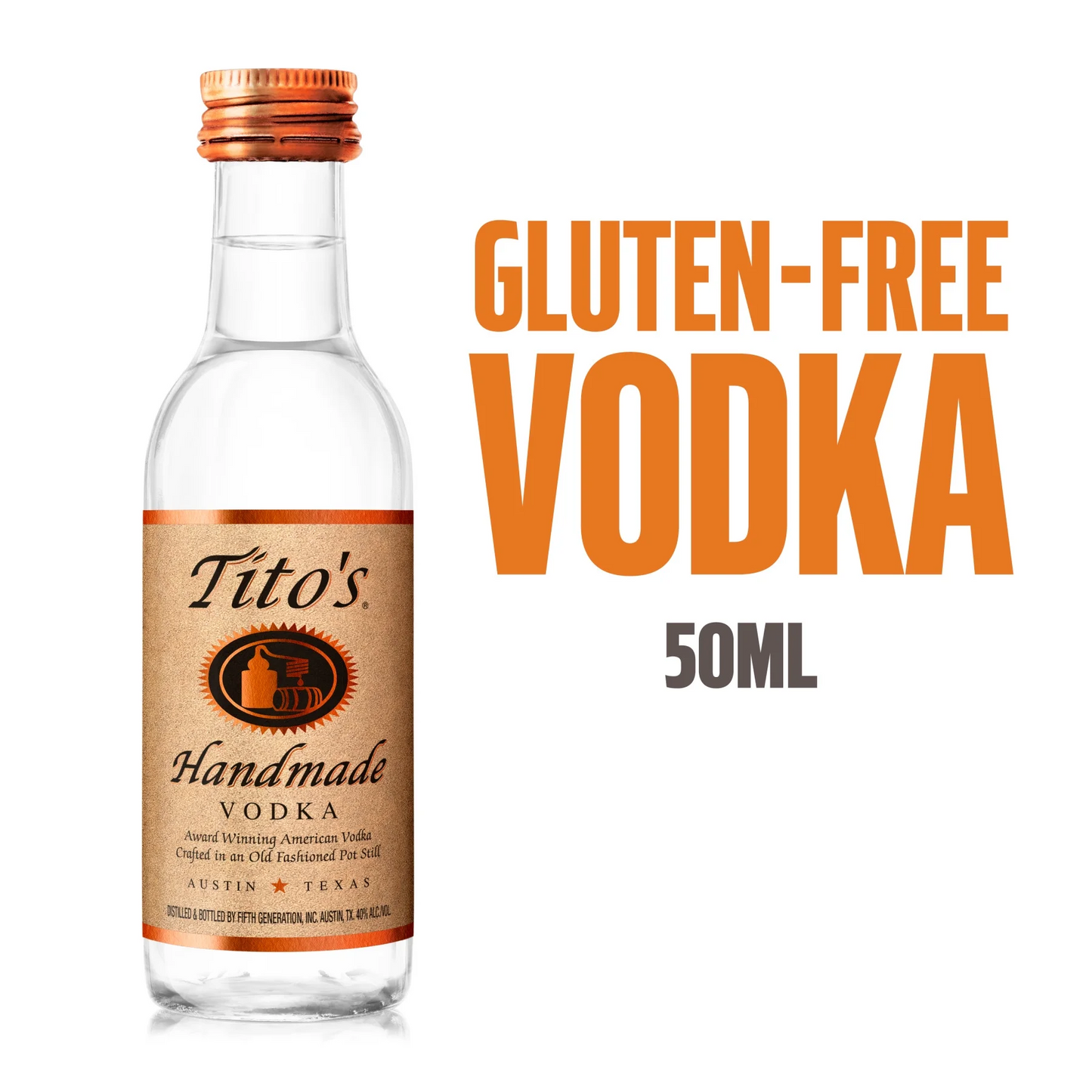 Tito's Handmade Vodka – 50 mL