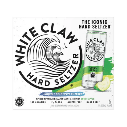 White Claw Hard Seltzer Green Apple – 355 mL, 6 ct