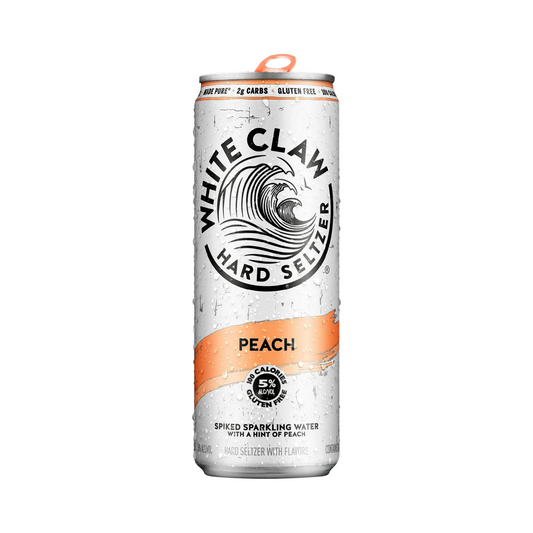 White Claw Hard Seltzer Peach – 355 mL