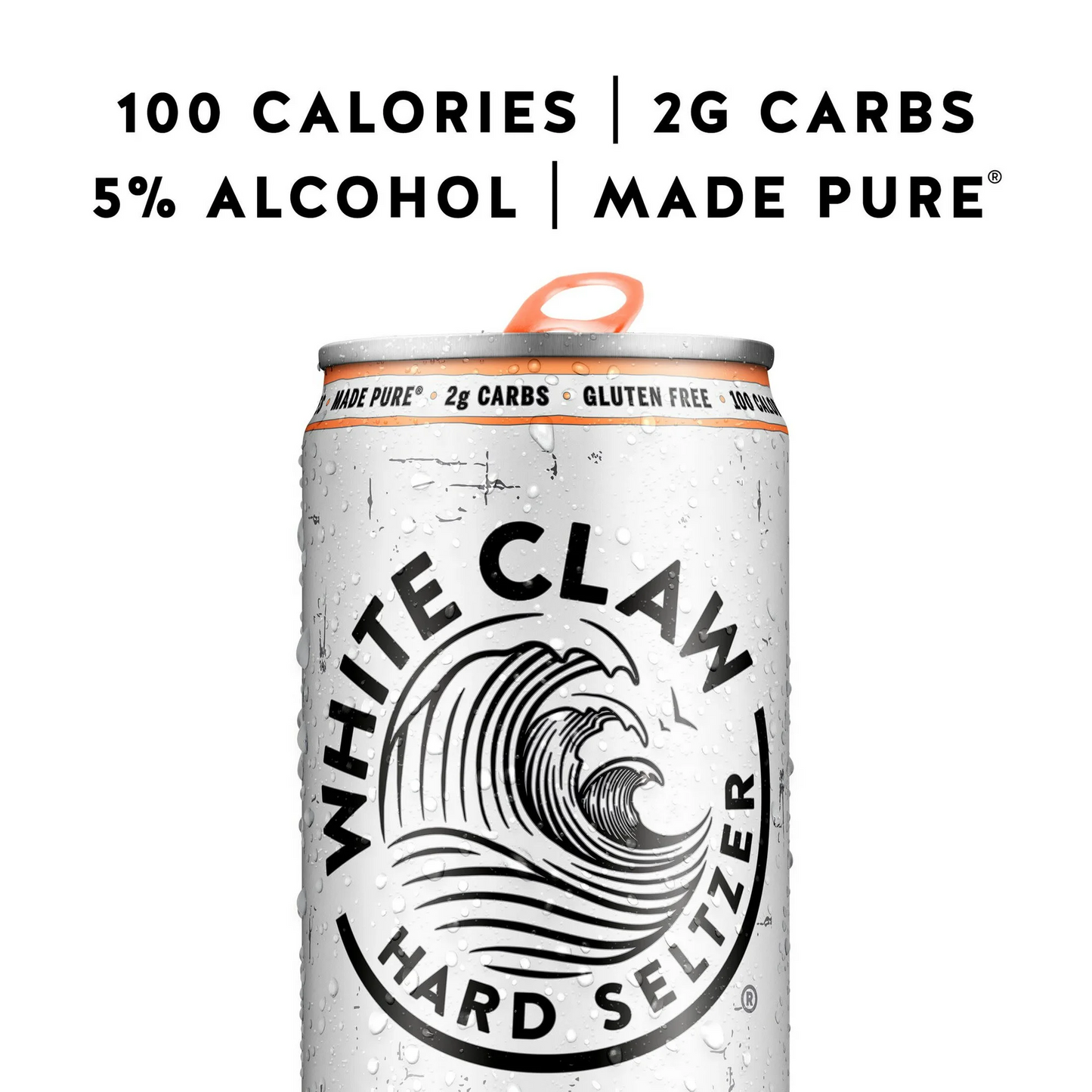 White Claw Hard Seltzer Peach – 355 mL