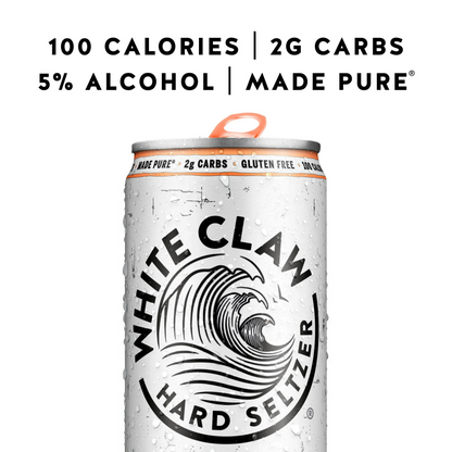 White Claw Hard Seltzer Peach – 355 mL