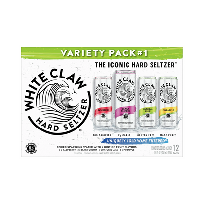 White Claw Hard Seltzer Variety Pack #1 – 355 mL, 12 ct